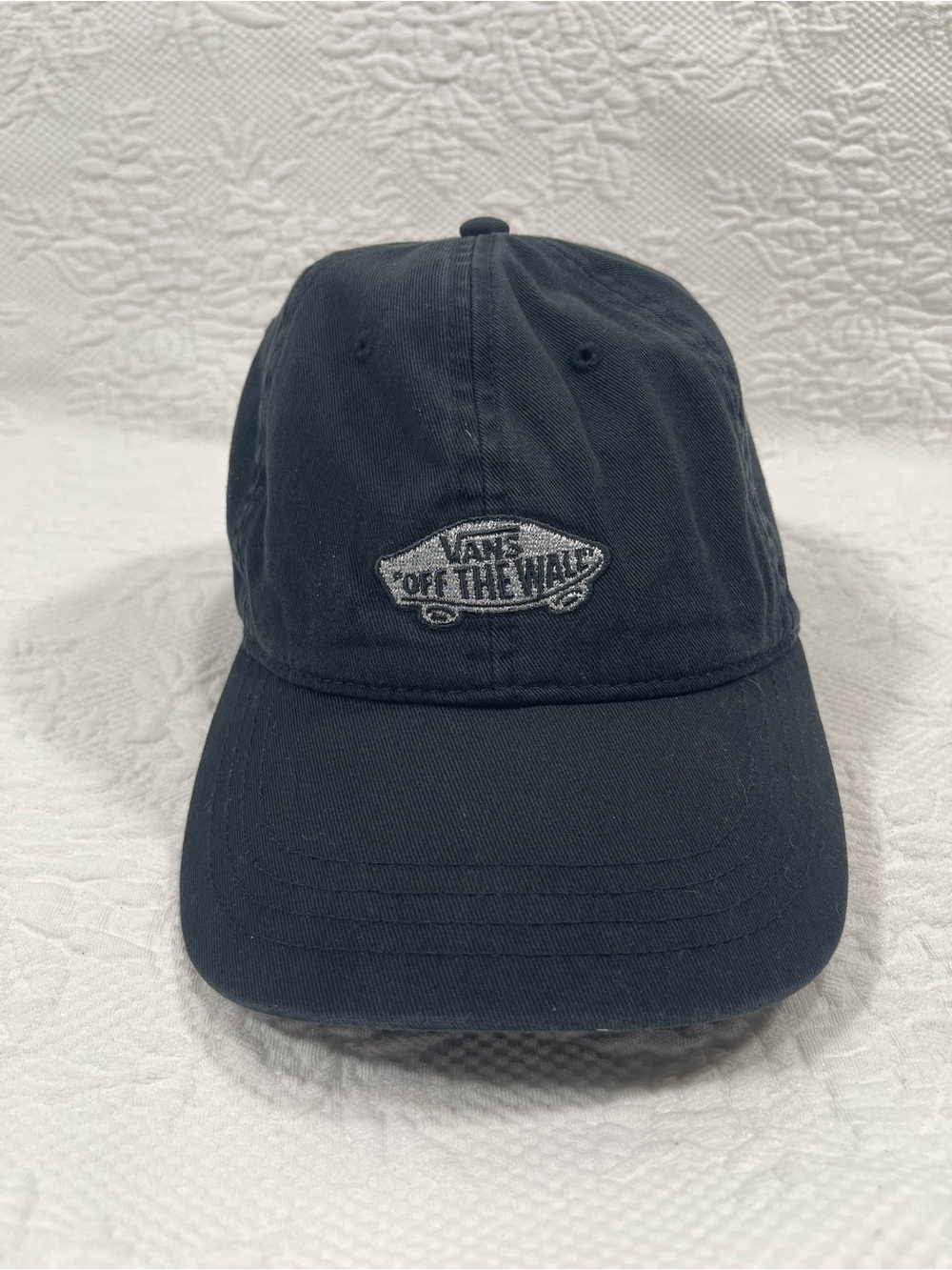 OTTO Black Baseball Cap with Patch Logo